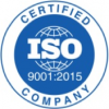 iso 9001 : 2015 CERTIFIED COMPANY